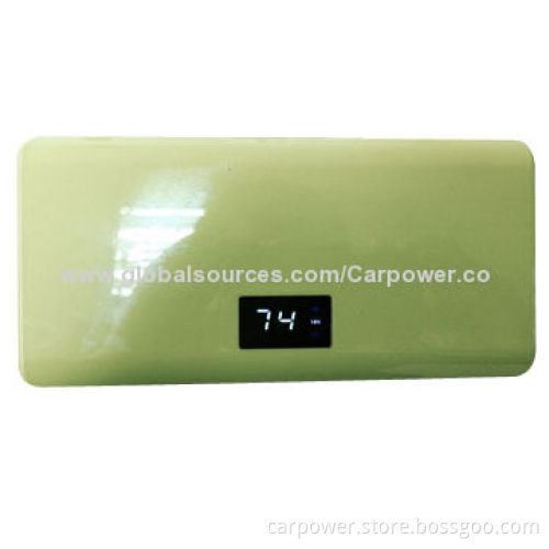 Mini car jump starter, LCD display, 12V, 1,200mAh